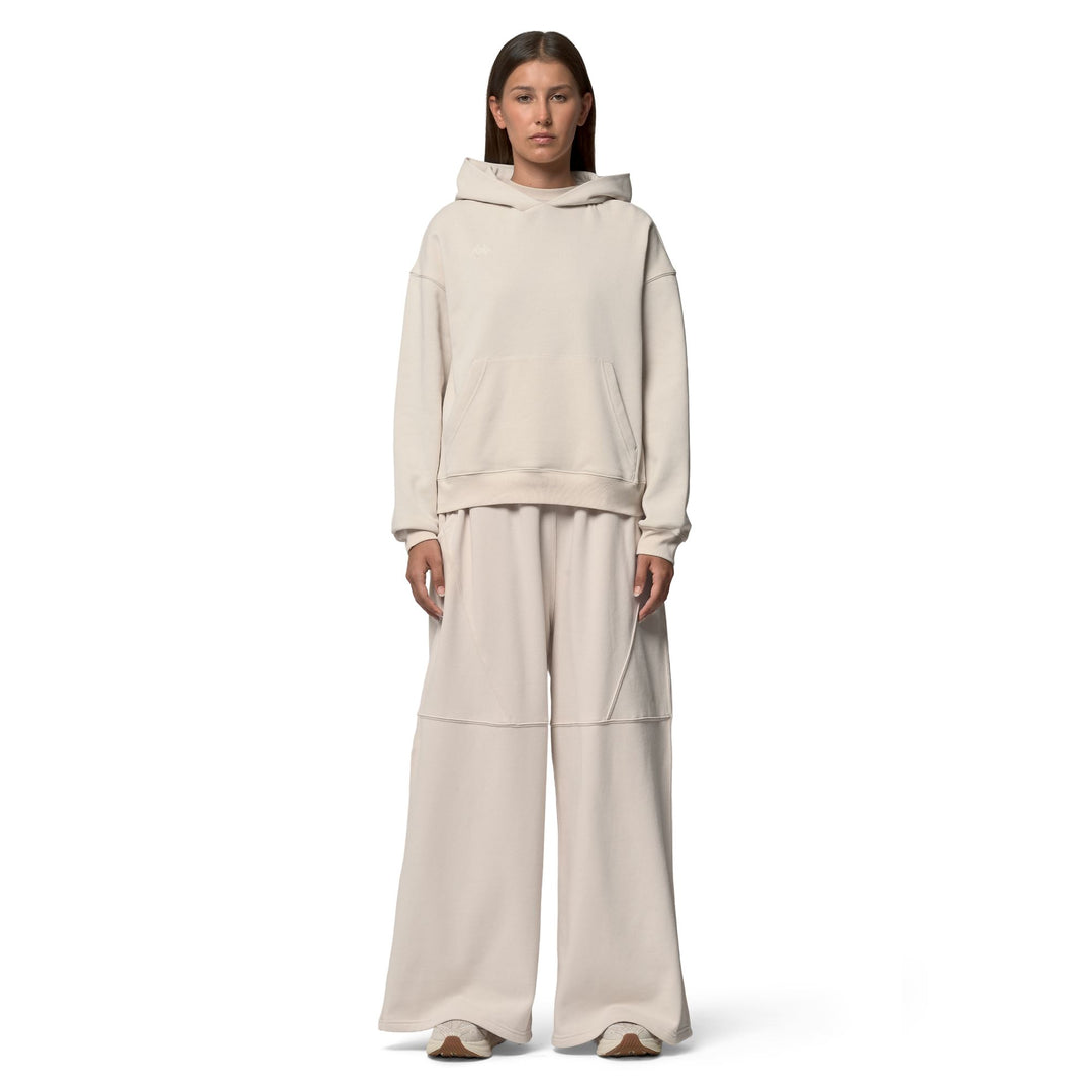 Beige Women's Oversized Casual Fleece Hoodie main