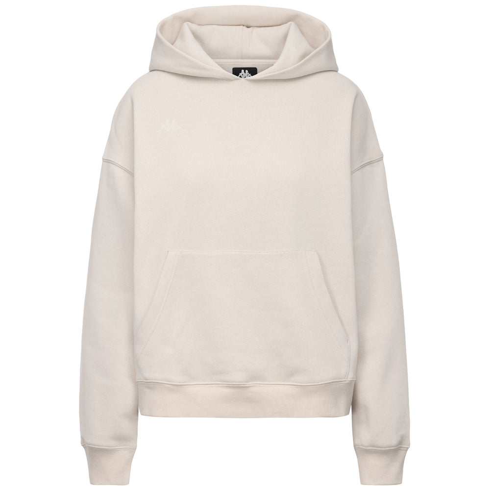 Beige Women's Oversized Casual Fleece Hoodie 02