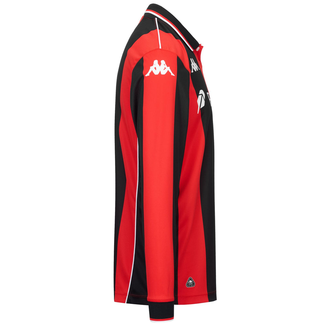 Camiseta deportiva para hombre en rojo y negro con tecnología Hydro-Way main