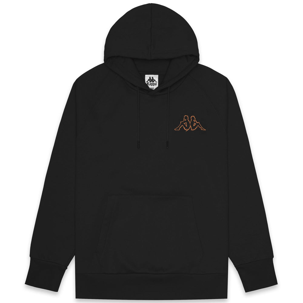 Black Men's Oversize Fit Sportswear Jumper in Brushed Fleece 02