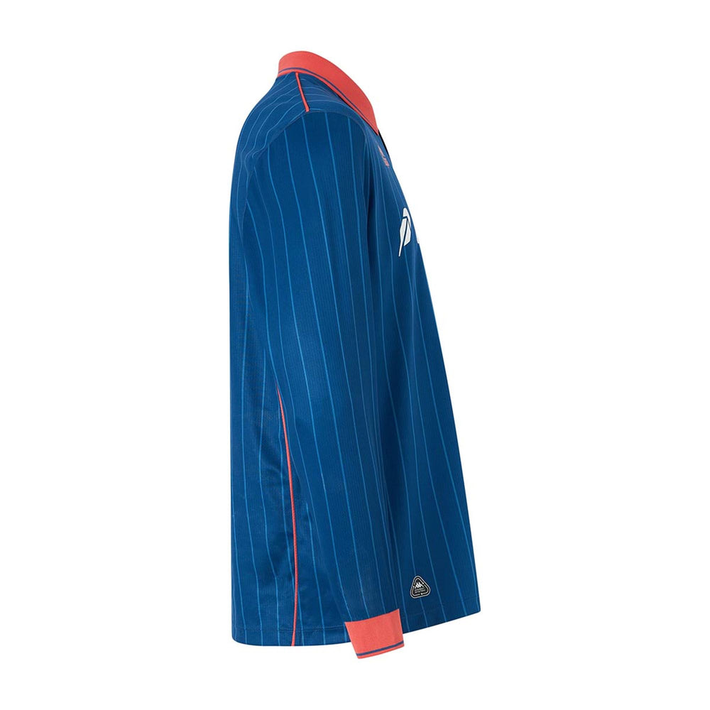 Blue Men's Nice Football Long Sleeve Shirt 02