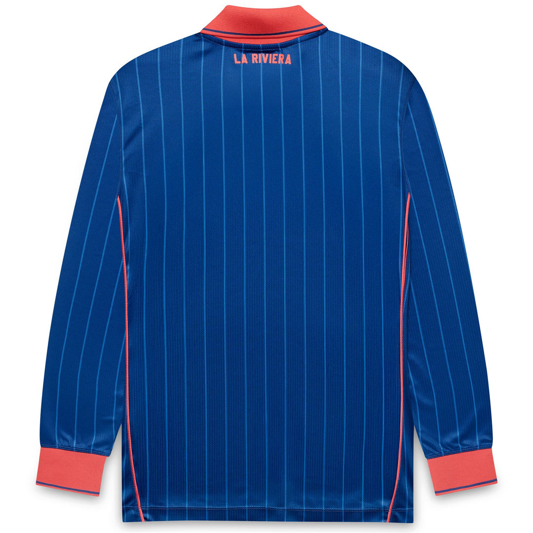 Blue and orange Men's Active Jersey with Long Sleeves main