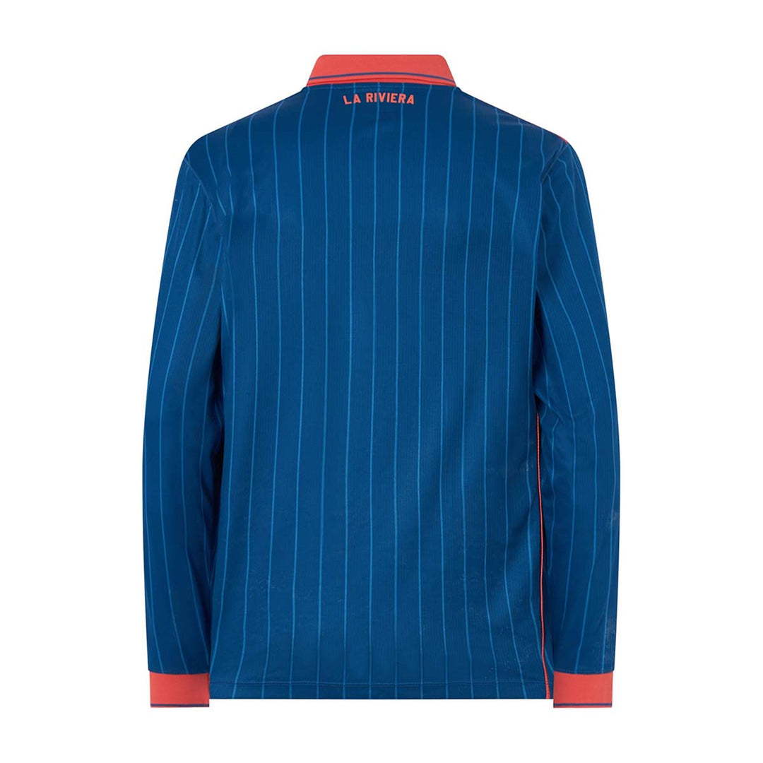 Blue Men's Nice Football Long Sleeve Shirt main