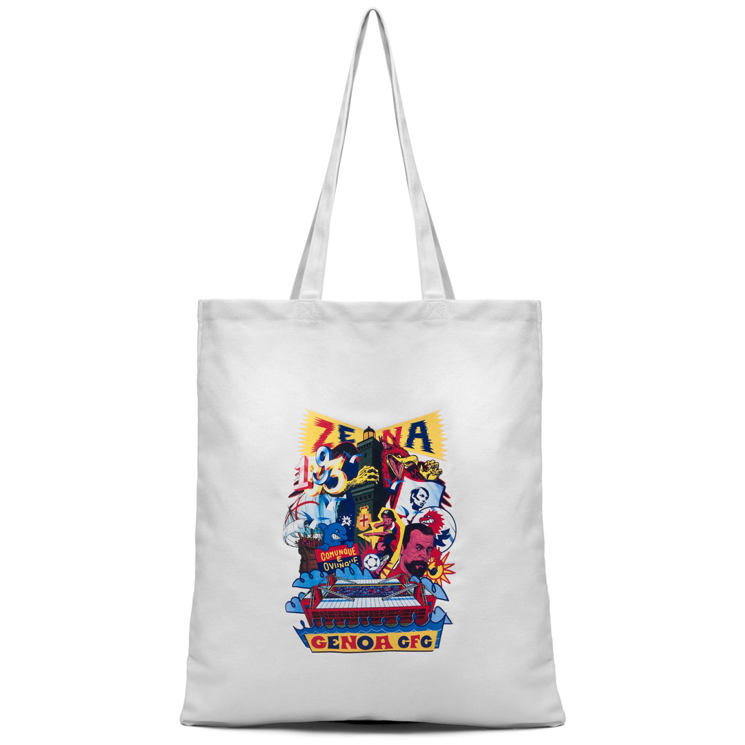 TOBAG TACCHETTEE GENOA - Shoppers - Shopper - Unisex - White 01