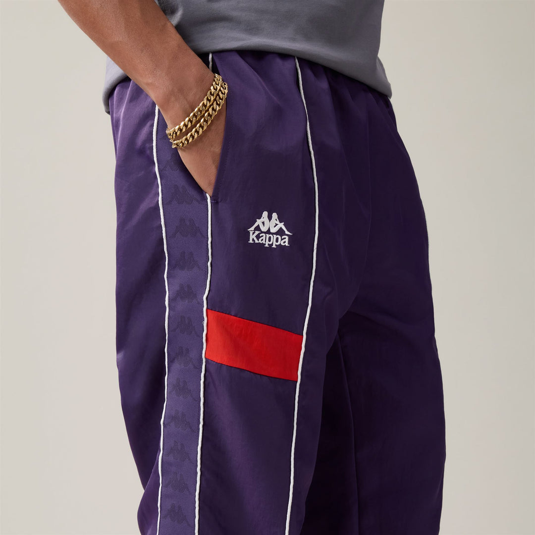 222 BANDA OSWIN - Pantaloni - Pantaloni Sportivi - Uomo - Violet Anil-Red Md Coral main