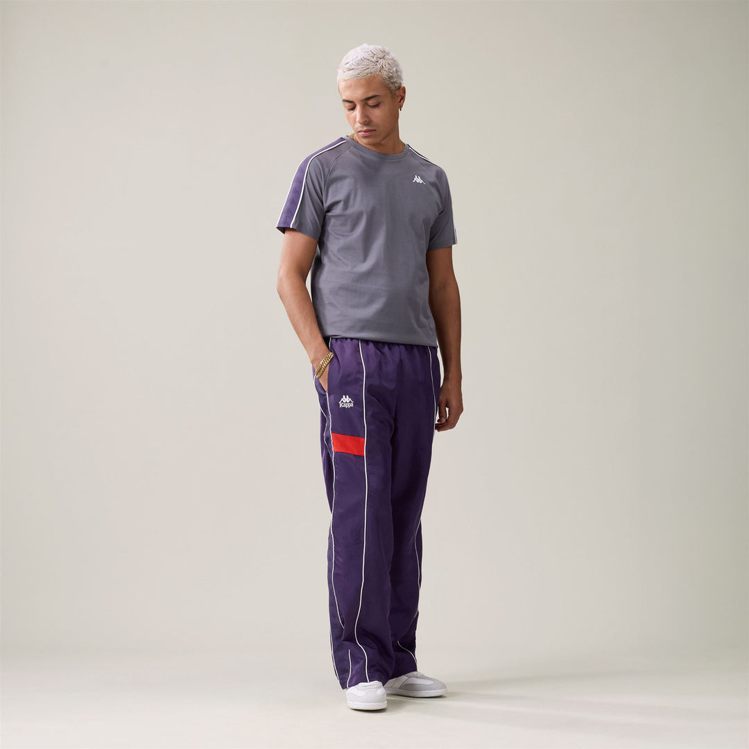 222 BANDA OSWIN - Pantaloni - Pantaloni Sportivi - Uomo - Violet Anil-Red Md Coral main