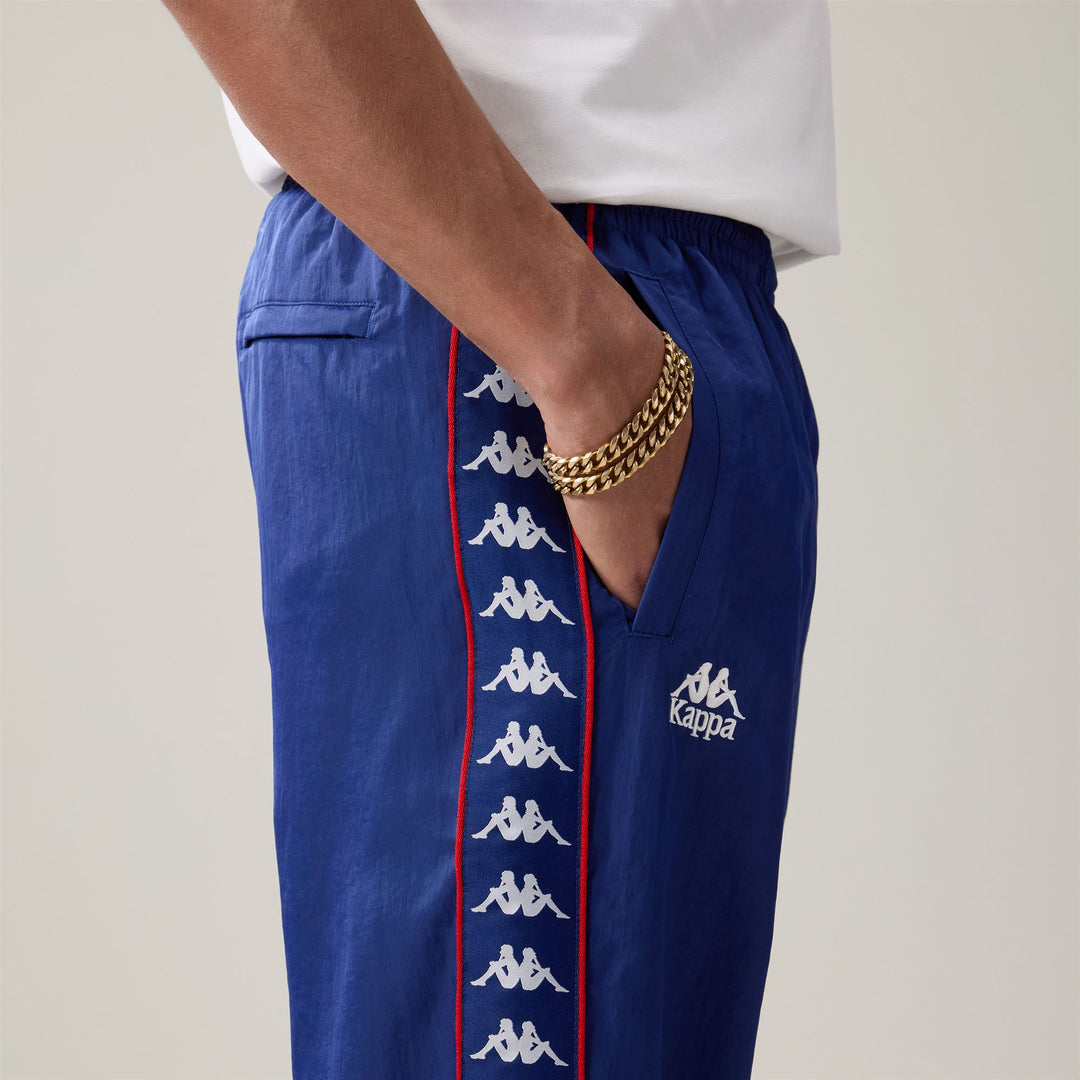 222 BANDA ORFEO - Pants - Sport Trousers - Man - Blue Md Cobalt-Red Md Coral main