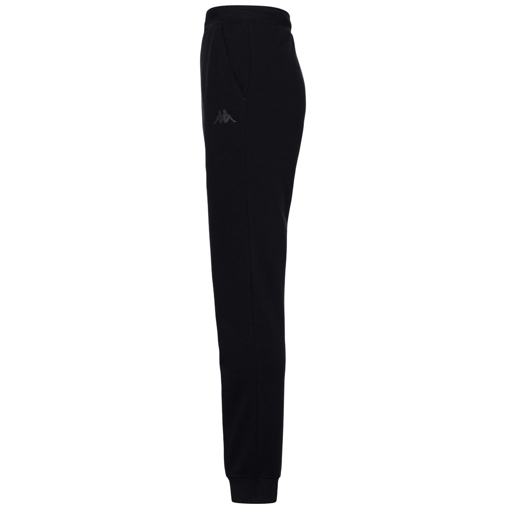 Black Men's Regular Fit Sports Trousers in Comfortable Fabric 02