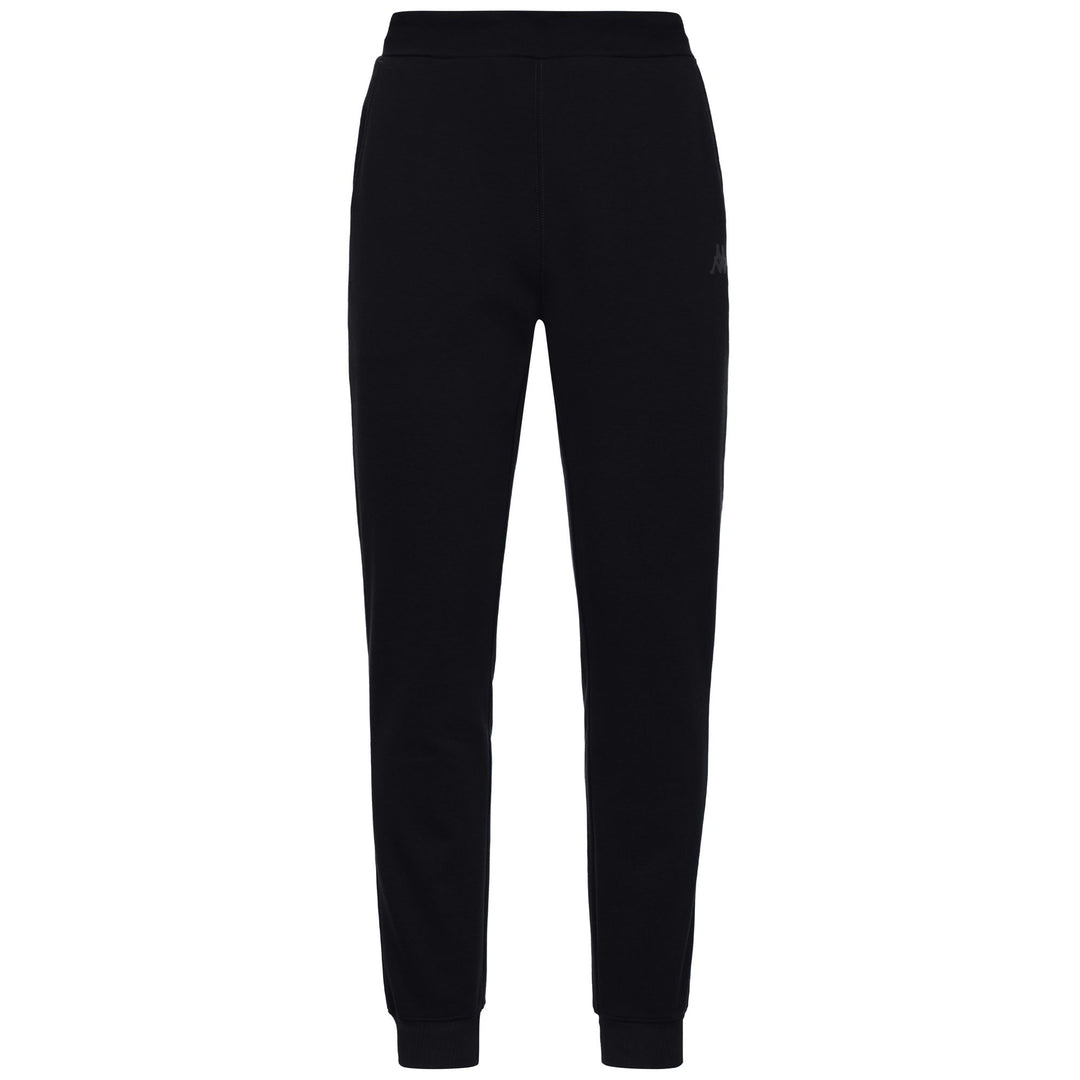 Black Men's Regular Fit Sports Trousers in Comfortable Fabric 01