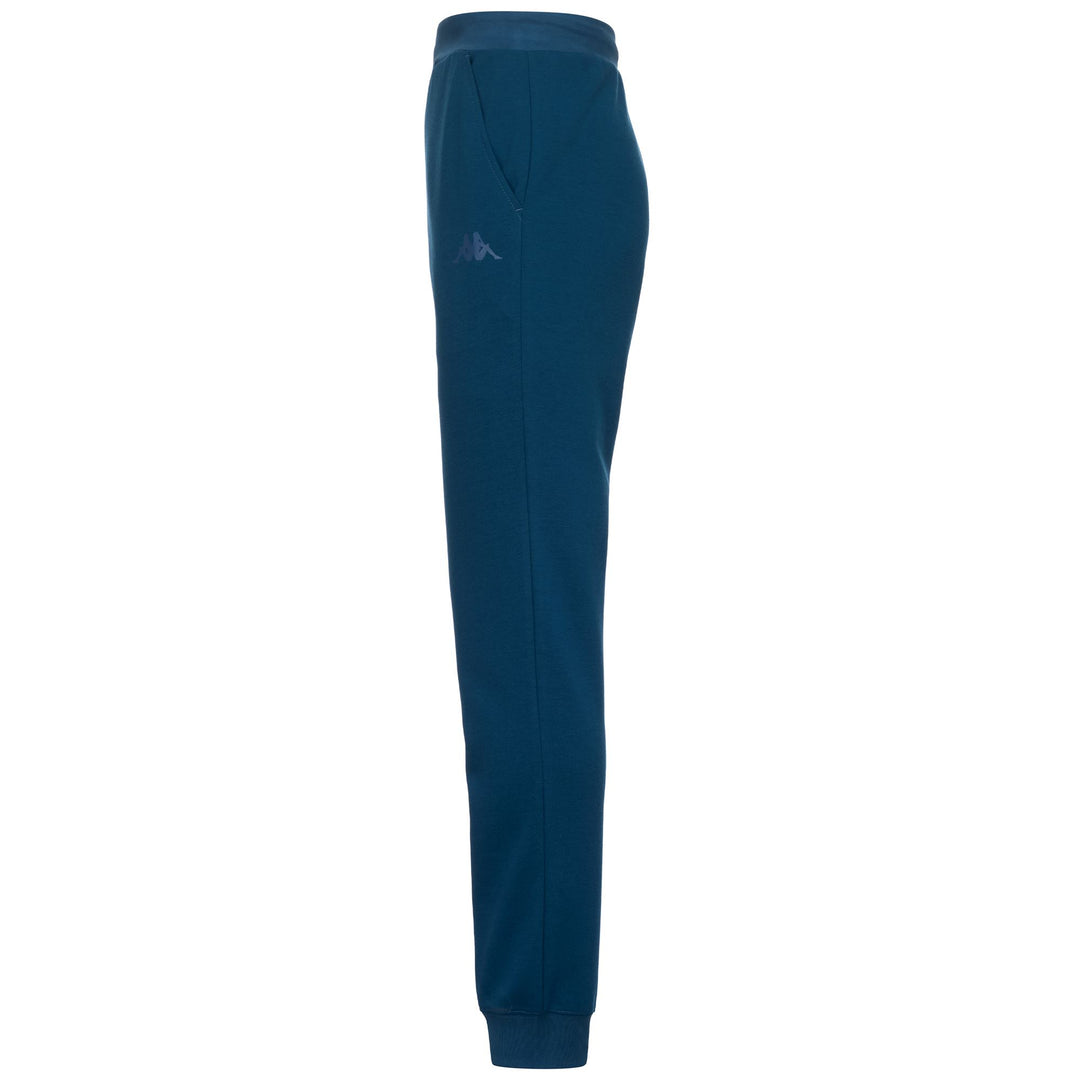 Pantalones de entrenamiento azules para hombre, corte regular, confeccionados en tejido interlock. main