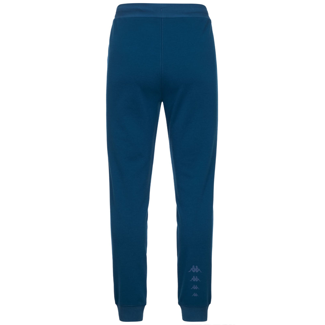 Pantalones de entrenamiento azules para hombre, corte regular, confeccionados en tejido interlock. main
