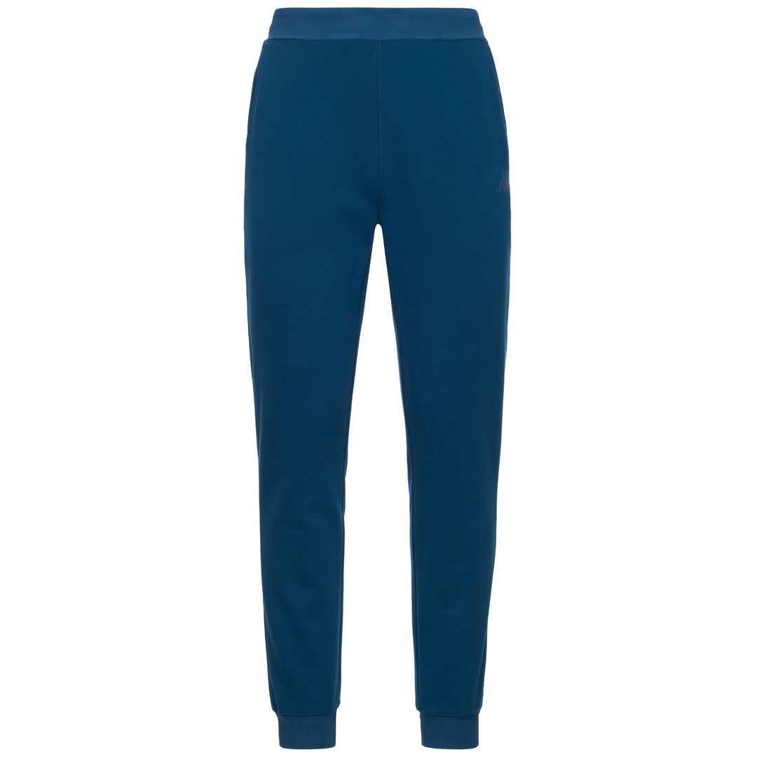 Blue Men's Regular Fit Training Pants in Interlock Fabric 01