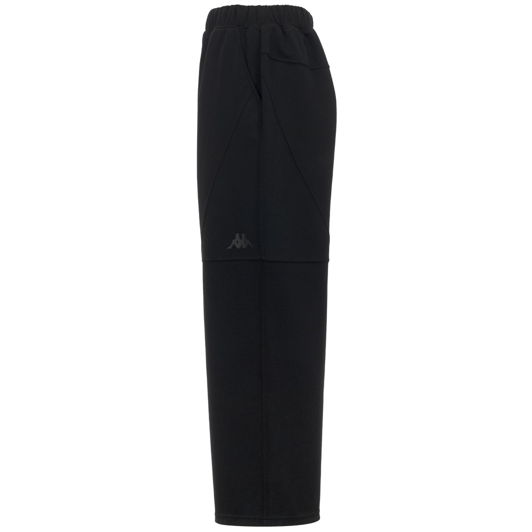 Black Men's Oversized Casual Trousers with Side Pockets main