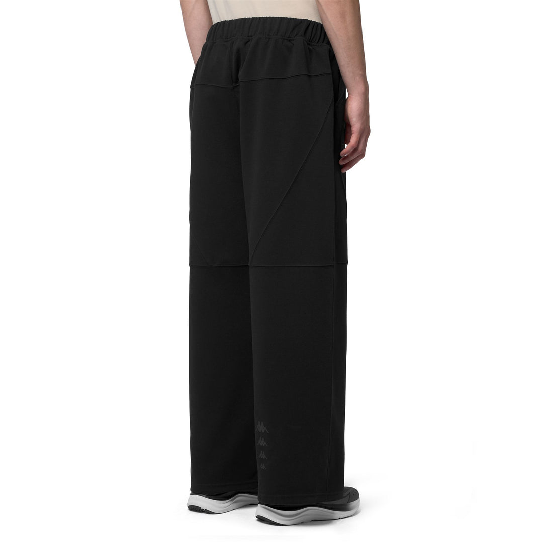 Black Men's Oversized Casual Trousers with Side Pockets main