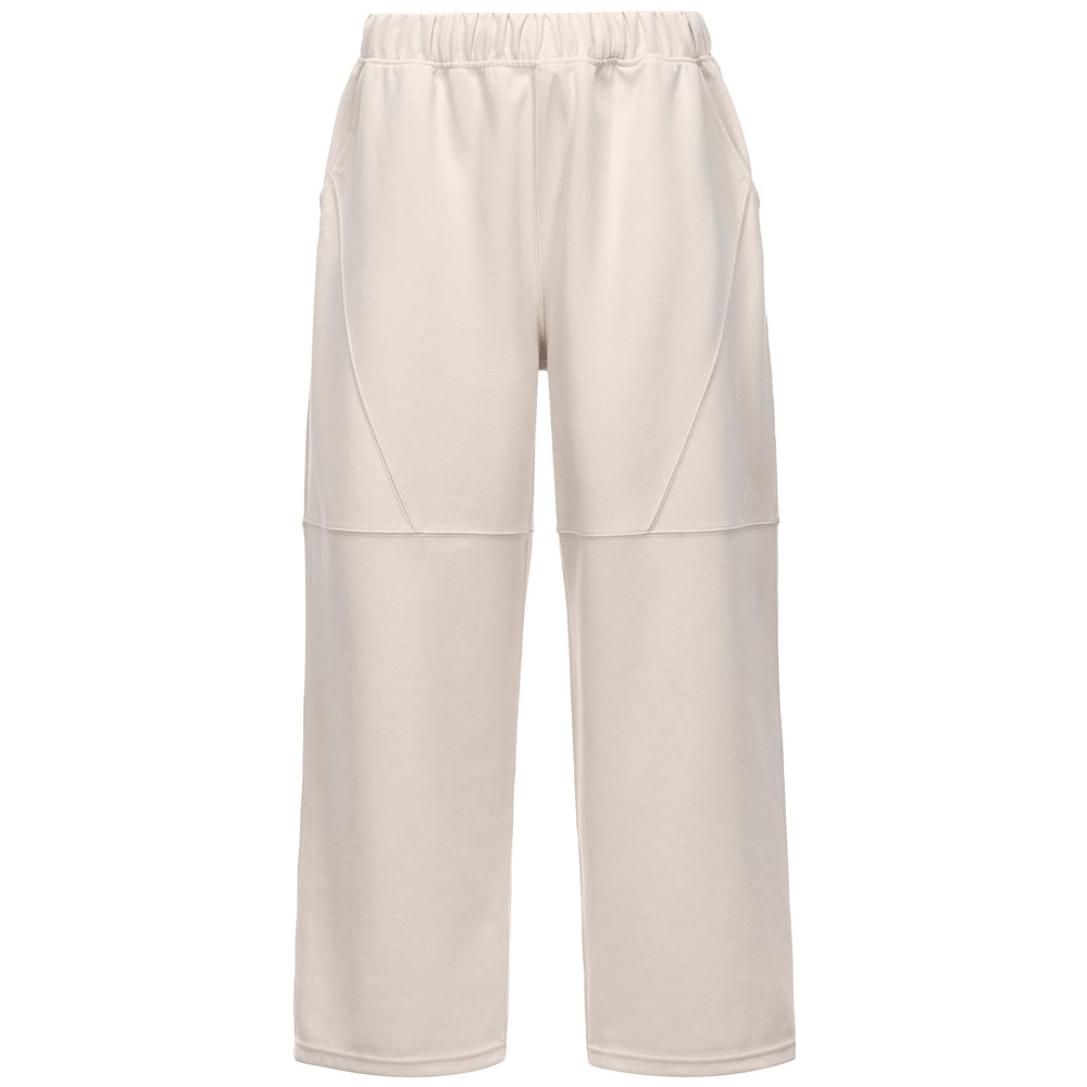Beige Men's Oversized Casual Trousers with Elastic Waistband 02