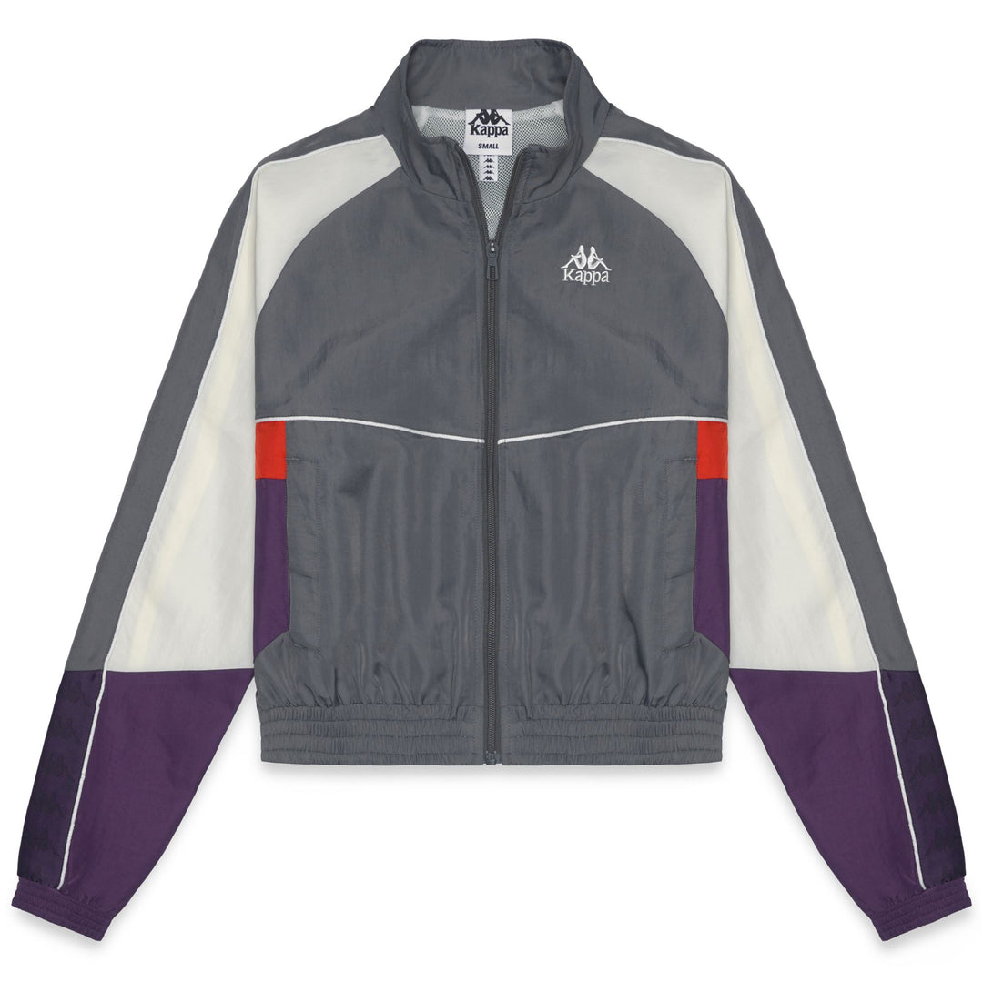 222 BANDA OLIVIA - Forro polar - Chaqueta - Mujer - Grey Charcoal-White Natural-Violet Anil main
