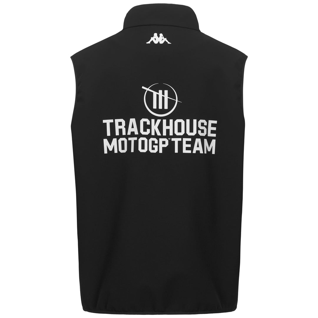 Black Men's Regular Fit Waterproof Vest for Motorcycling main