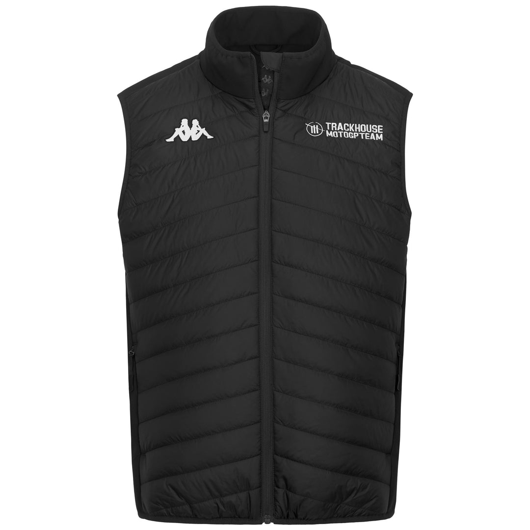 Black Men's Regular Fit Waterproof Vest for Motorcycling 01