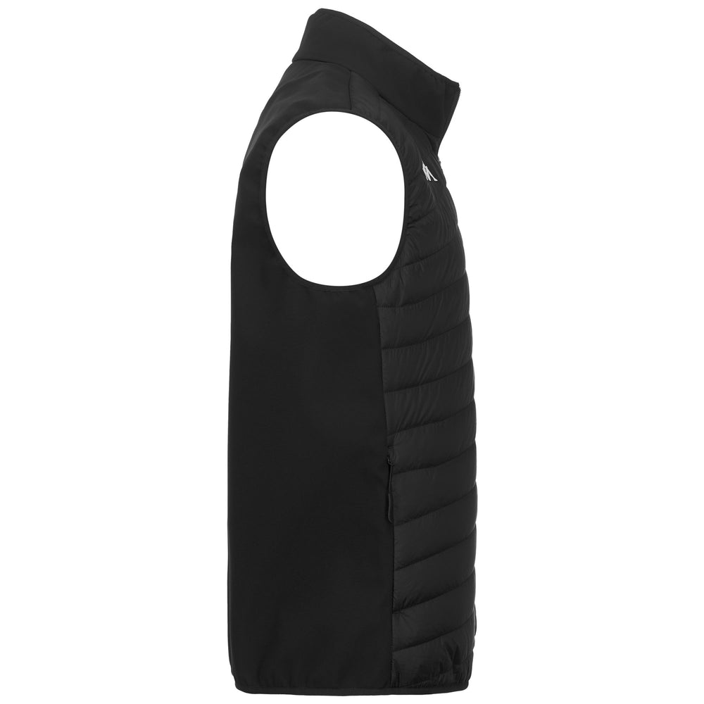 Black Men's Regular Fit Waterproof Vest for Motorcycling 02