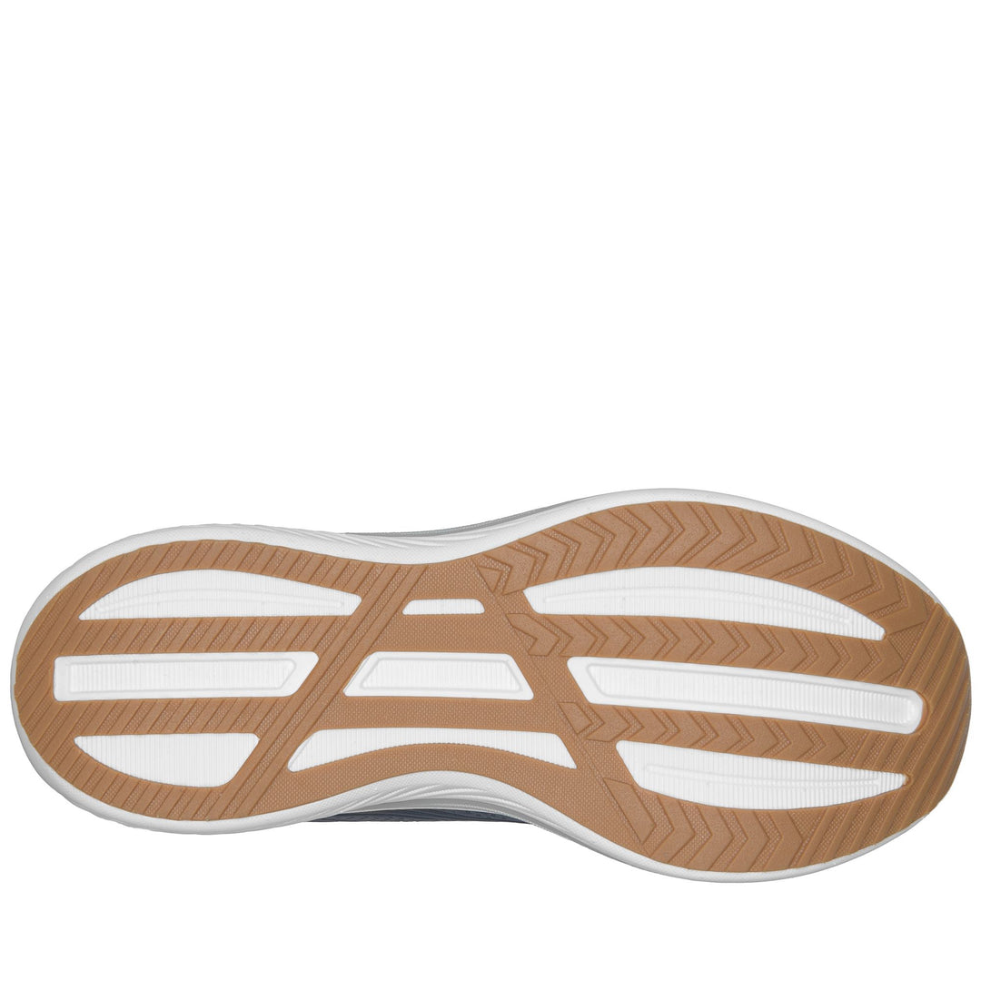 Baskets basses unisexes bleues avec semelle intérieure en mousse à mémoire de forme main