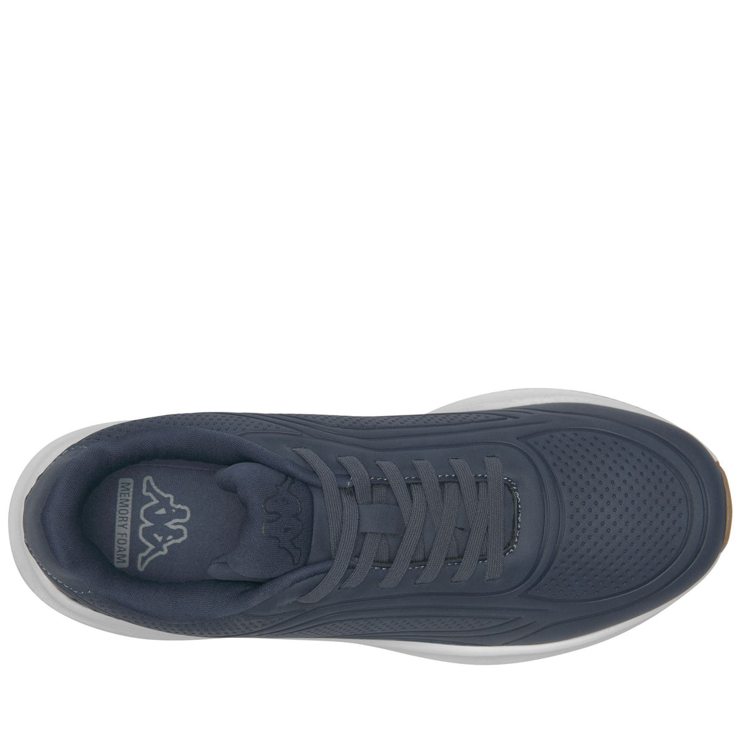 Blue Unisex Low Cut Walking Sneakers with Memory Foam Insock main