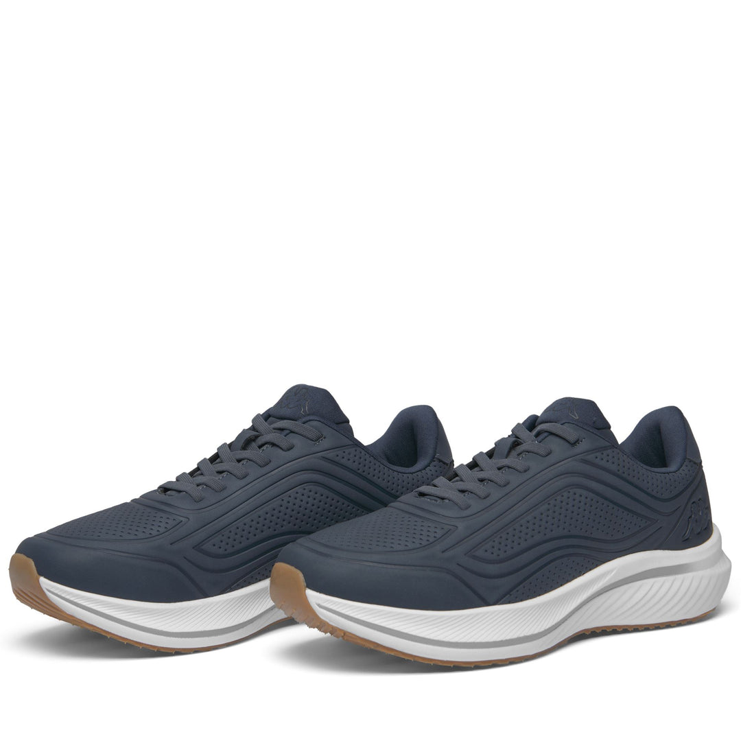 Blue Unisex Low Cut Walking Sneakers with Memory Foam Insock main