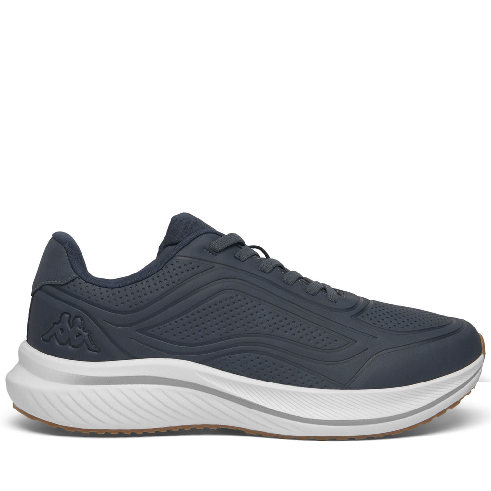 Blue Unisex Low Cut Walking Sneakers with Memory Foam Insock 02
