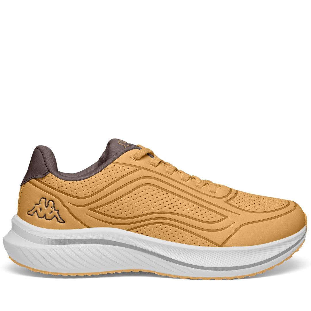 Brown Unisex Low Cut Walking Sneakers with Memory Foam Insock main
