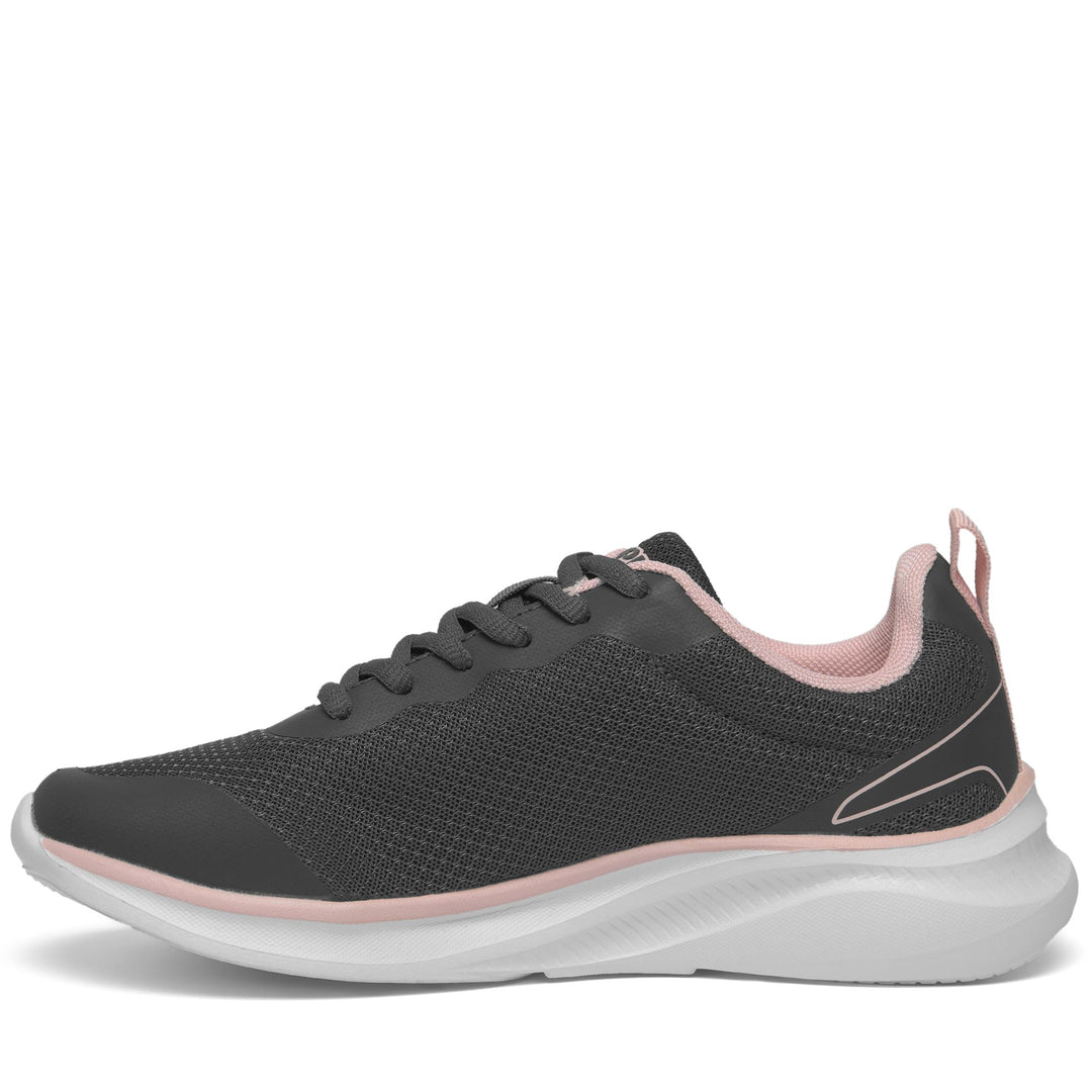 Grey Unisex Breathable Low Cut Walking Sneakers main