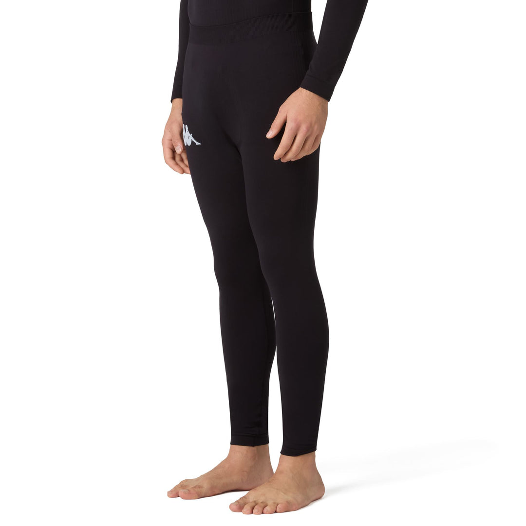 Black Unisex Thermal Base Layer Ski Underpants 01