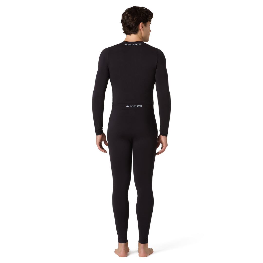 Black Unisex Thermal Base Layer Ski Underpants main