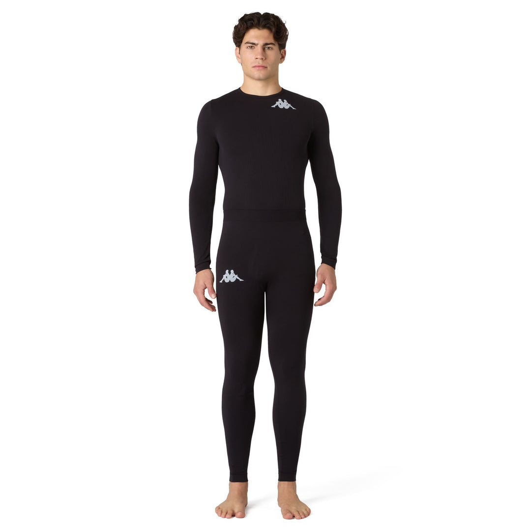 Black Unisex Thermal Base Layer Ski Underpants main