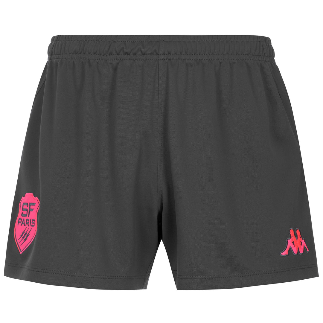 Short de rugby gris pour homme, coupe classique, en tissu interlock 01