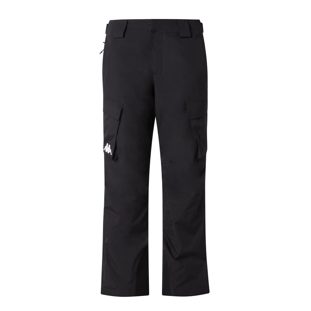 Black Men's Insulated Ski Pants with Waterproof Protection 02