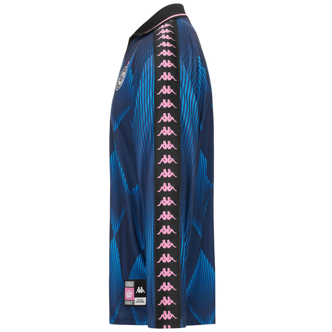 Blue Men's Oversize Active Long-Sleeve Jersey Shirt main