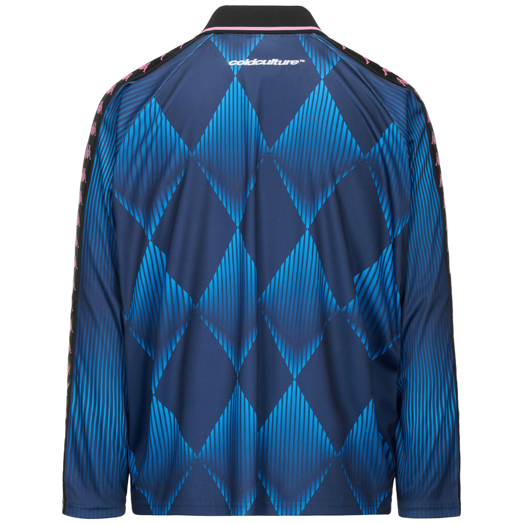 Blue Men's Oversize Active Long-Sleeve Jersey Shirt main