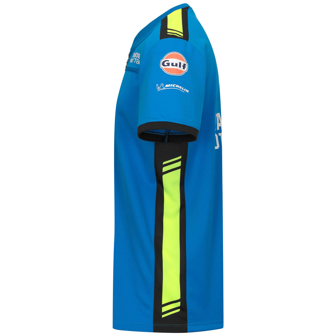 Polo azul de poliéster de corte regular para hombre del equipo Trackhouse Moto GP main