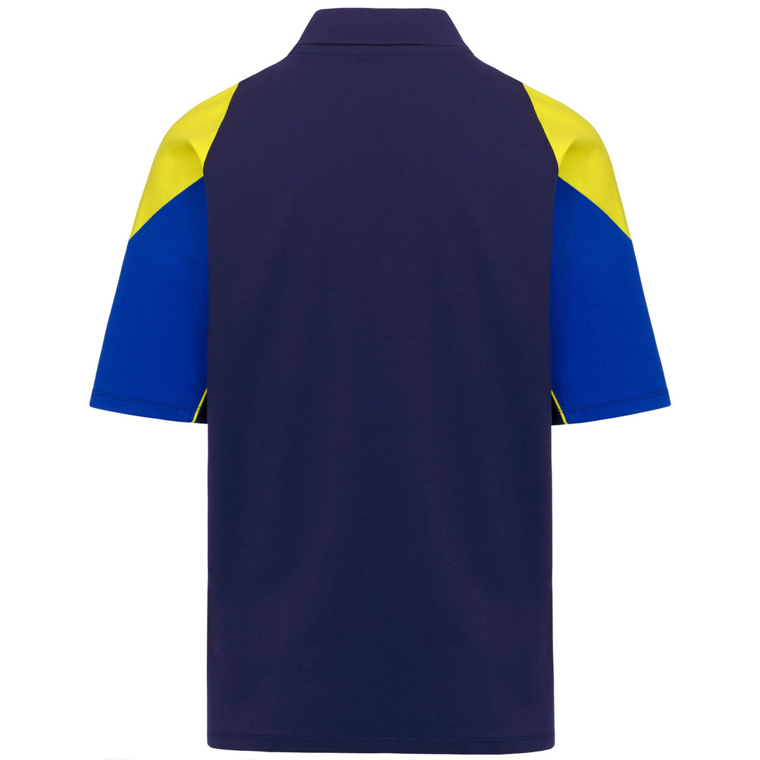 Blue Men's Cádiz Football Polo Shirt in Light Interlock Fabric main