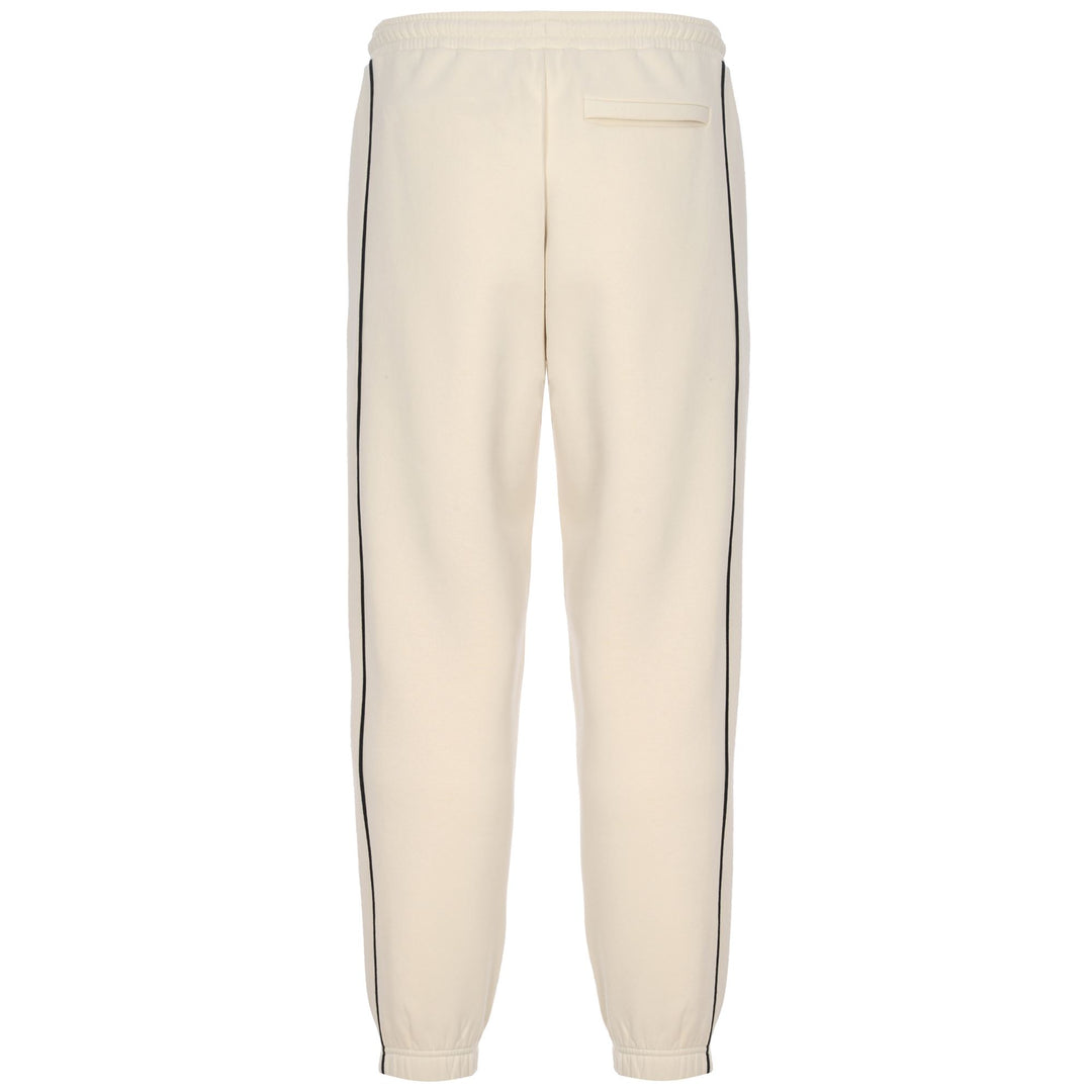 Pantalon sport beige pour homme, coupe classique, en polaire brossée main