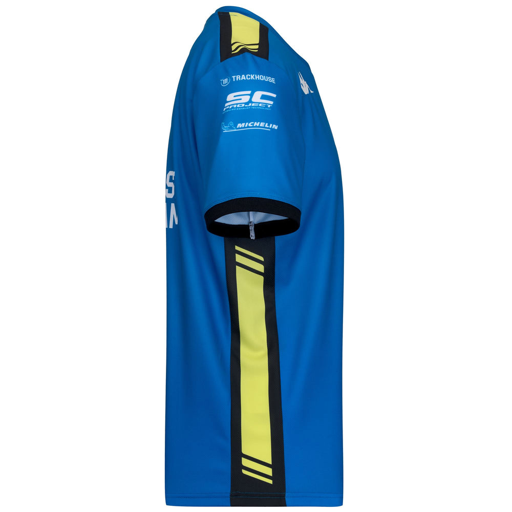 Blue Men's Regular Fit Polo Shirt for Motorcycling 02