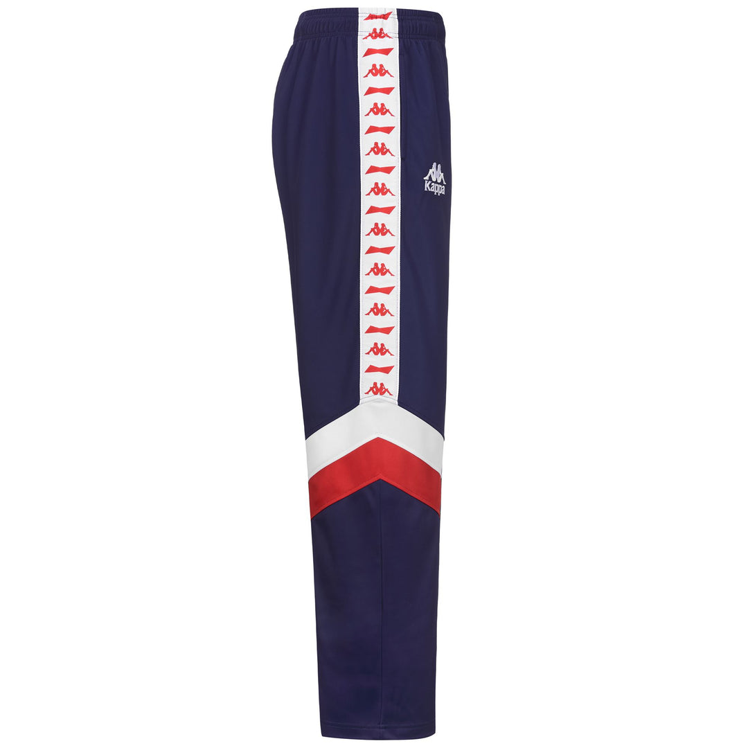 Pantalon de sport confort pour homme, bleu et rouge main
