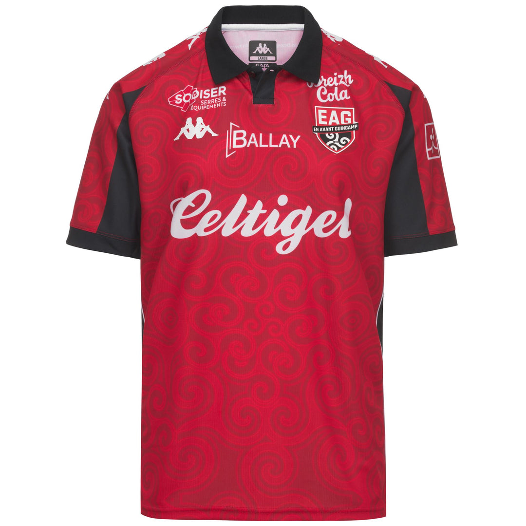MEEROLO EA GUINGAMP HOME 26-27 - Active Jerseys - T-Shirt - Unisex - Red-Black main