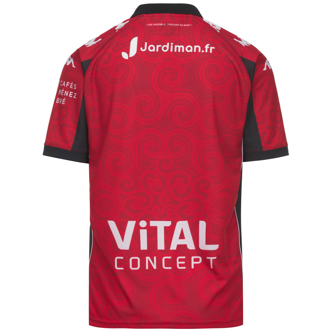 MEEROLO EA GUINGAMP HOME 26-27 - Active Jerseys - T-Shirt - Unisex - Red-Black main