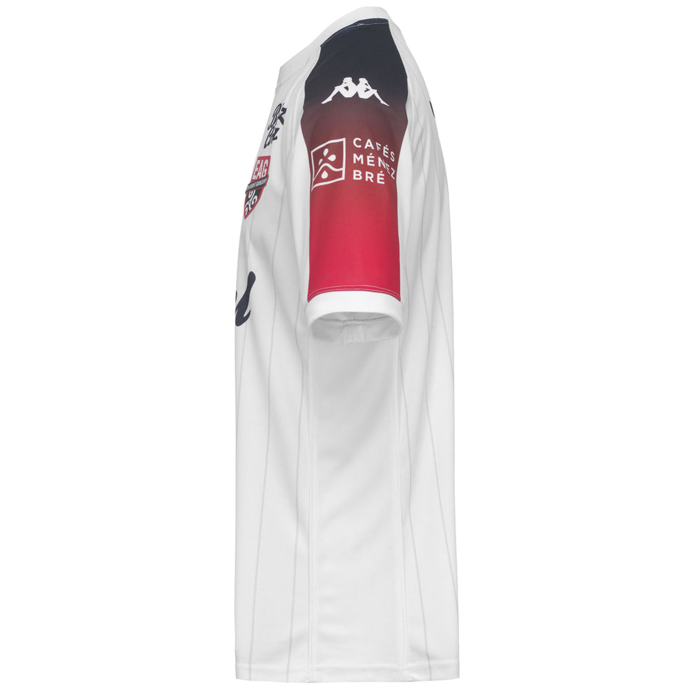 MEEROLO EA GUINGAMP AWAY 26-27 - Camisetas Activas - Camiseta - Unisex - White-Red 02