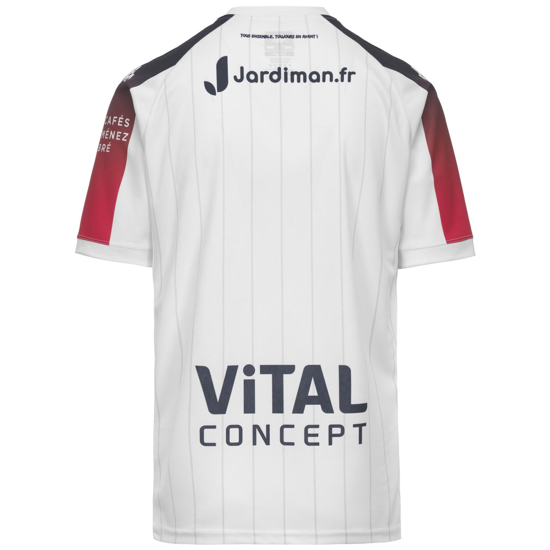 MEEROLO EA GUINGAMP AWAY 26-27 - Camisetas Activas - Camiseta - Unisex - White-Red main
