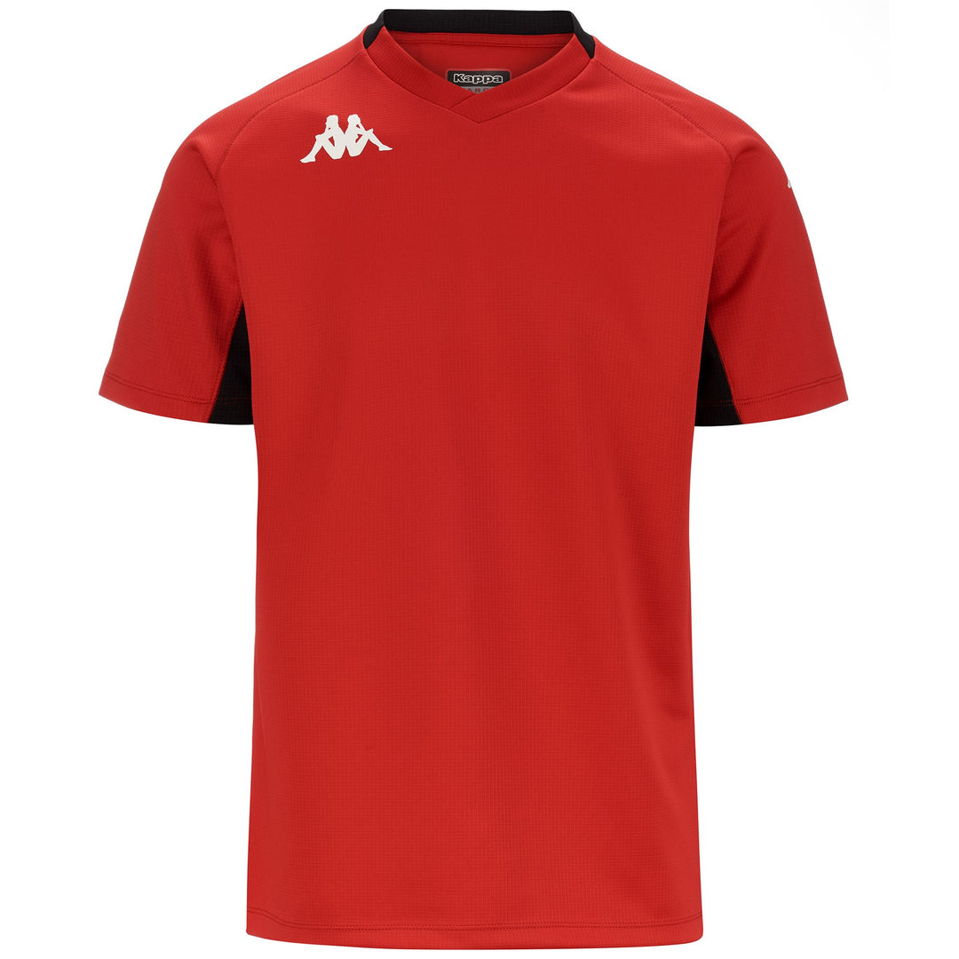Red Men's Slim Fit Rugby Training Shirt 01