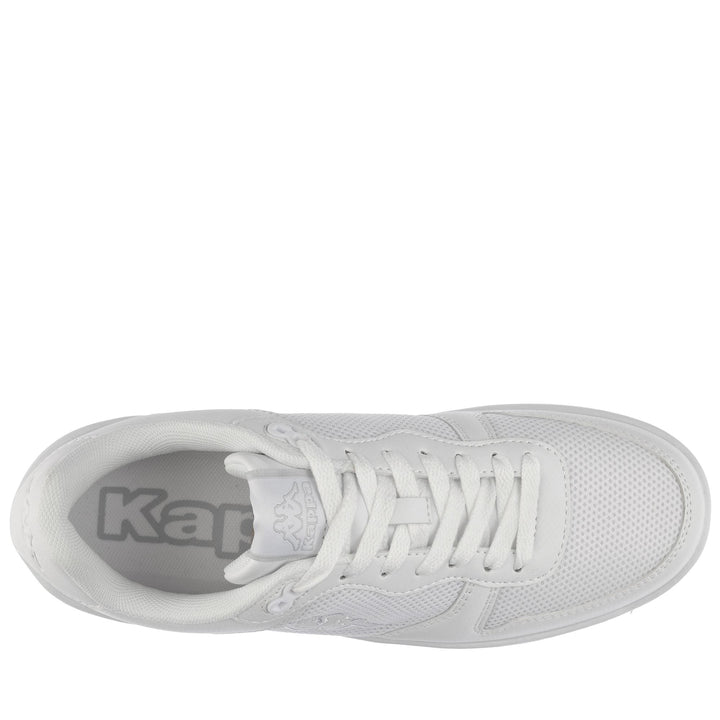 Sneakers Unisex LOGO MASERTA 2 Low Cut WHITE Dressed Back (jpg Rgb)		