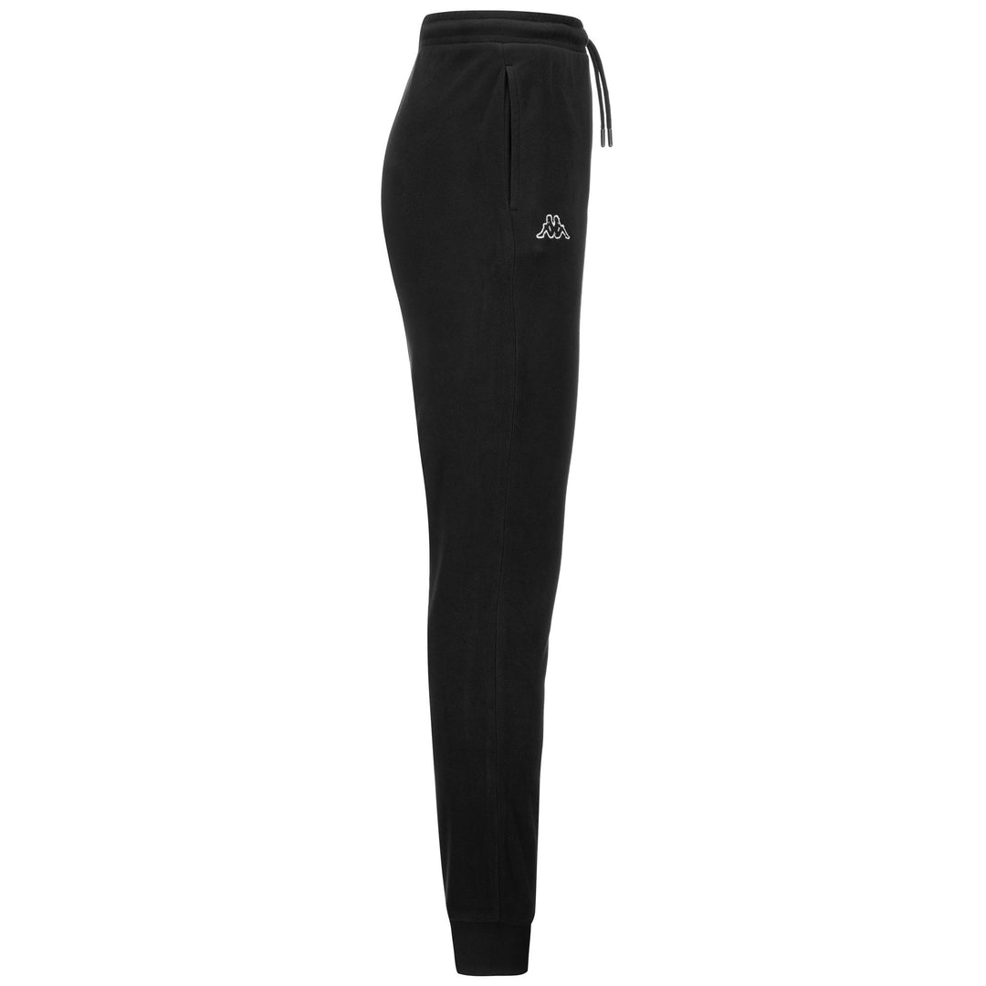 Pantaloni Sportivi Slim Fit Uomo in Tessuto Micro Polar Neri main