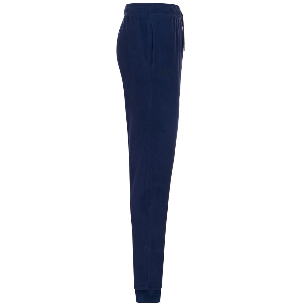 Marine blue Men's Slim Fit Sport Trousers in Micro Polar 02
