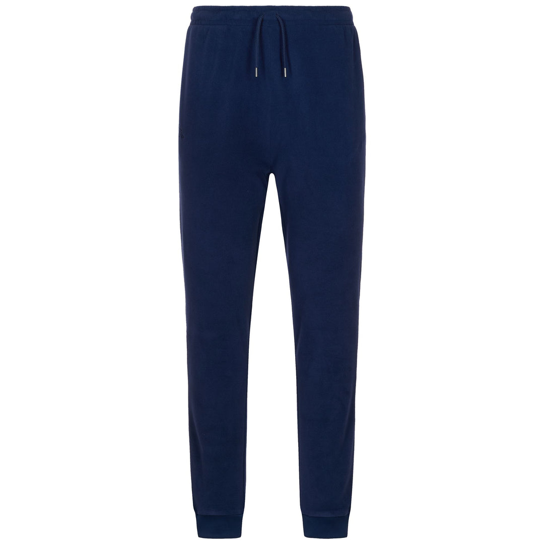 Marine blue Men's Slim Fit Sport Trousers in Micro Polar 01